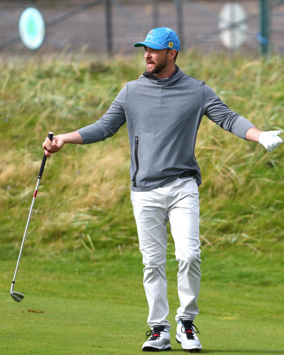 Justin Timberlake is turning heads for his style choices at the Alfred Dunhill Links Championship Golf Equipment Clubs Balls Bags Golf Digest